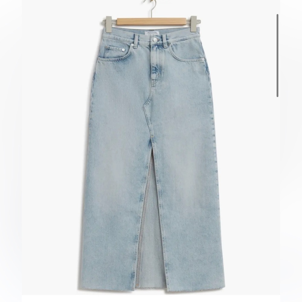 & Other Stories Light Blue Denim skirt size 34